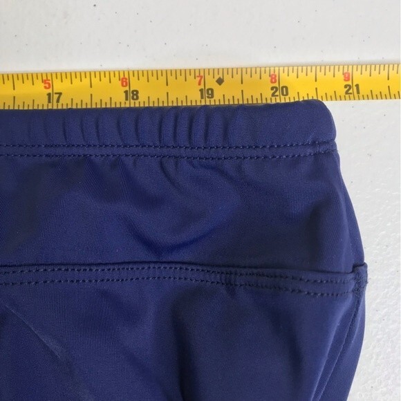 Jantzen Swim Skirt Bottom Attached Briefs Bathing Suit Navy Blue Womens Size 16W - Picture 9 of 12